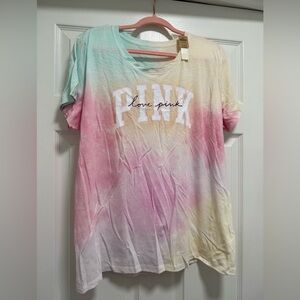 PINK Tie-Dye T-Shirt XXL